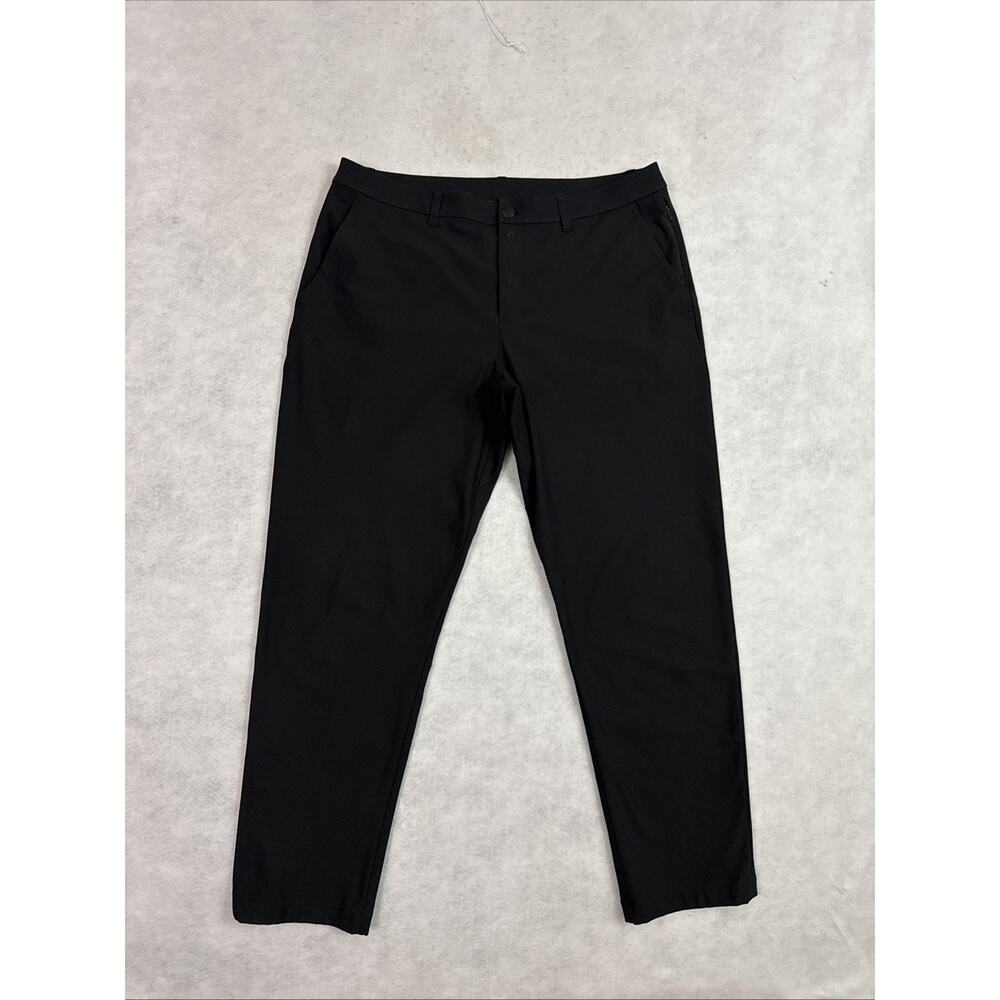 Lululemon ABC Pants Mens 36 Black Classic Fit Warpstreme 5 Pocket Golf LM5AO5S